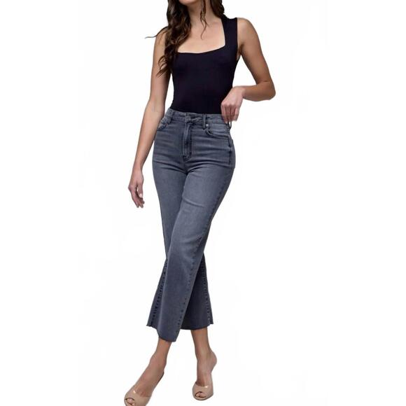 TRACEY HIGH RISE BUTTON FLY STRAIGHT JEAN main image 1